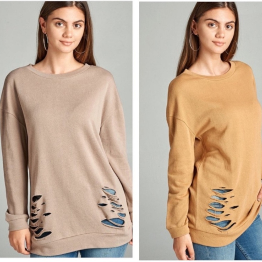 Distressed Sweatshirt - Picture 3 of 4